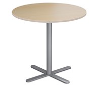 Cross X søjlebord Ø70 cm HT sølv understel