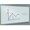 Skrivetavle aluminiumsramme 500x120 cm