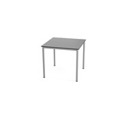 Multiflex bord C 80x80x80 cm sølv stel