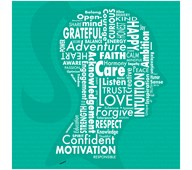 Lydabsorbent ord 110x110 cm