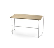 Fay bord HT 120x60 cm hvidt understel