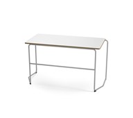 Fay bord HT 120x60 cm sølv understel