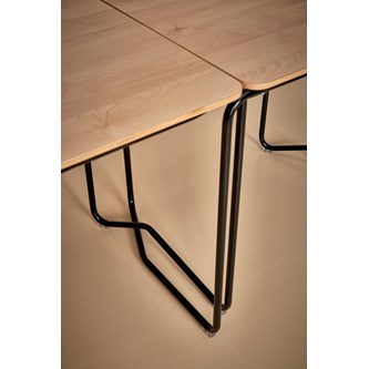 Fay bord HT 70x60 cm sort understel