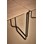Fay bord HT 70x60 cm sort understel