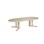 Linnea bord akustiklaminat birk 150x80xH55 cm ovalt