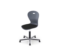 Karoline skolestol gas Alu large sh 38-50 cm m/glidefødder