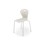 Karoline 4 stol medium sh 37 cm sølv understel