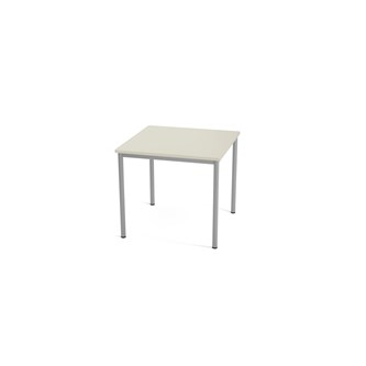 Multiflex bord O 80x80x80 cm sølv stel