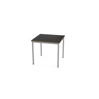 Multiflex bord X 80x80x80 cm sølv stel