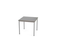 Multiflex bord X 80x80x80 cm sølv stel