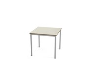 Multiflex bord X 80x80x90 cm sølv stel