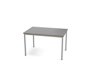 Multiflex bord X 120x80x80 cm sølv stel