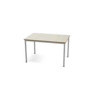 Multiflex bord X 120x80x72-88 cm sølv stel