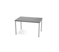 Multiflex bord C 120x80x80 cm sølv stel