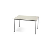 Multiflex bord C 120x80x90 cm sølv stel