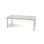 Multiflex bord O 180x80x80 cm sølv stel