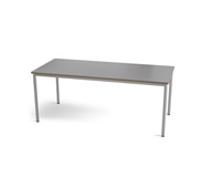 Multiflex bord X 180x80x80 cm sølv stel