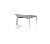 Multiflex Trapezbord C 140x70x70x80 cm sølv stel