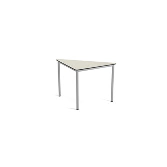 Multiflex trekantbord C 80x80x113x72-88 cm sølv stel