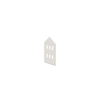 Fixa 2:2 låge facade 6 vinduer venstre