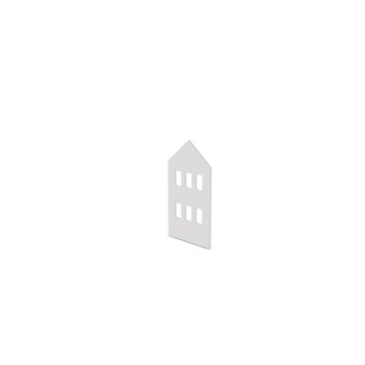 Fixa 2:2 låge facade 6 vinduer venstre