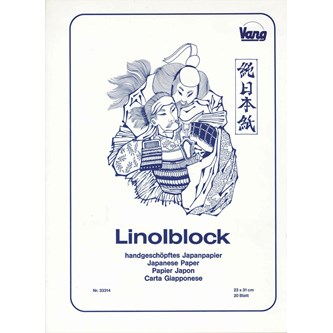 Linoleumsblok - Japanpapir