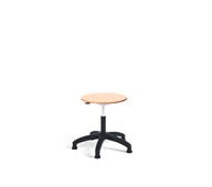 Multiflex taburet gas Alu Moviflex finér sh 50-70 cm m/glidefødder
