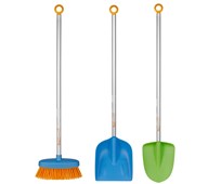 Fiskars My First kost, skovl og spade