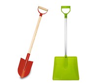 Haveredskaber - Juniorspade og sneskovl m/aluskaft