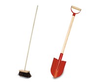 Haveredskaber - Juniorspade og kost