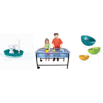 Vandlegebord med Plantoys tilbehør