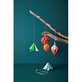 Julekugler af origami