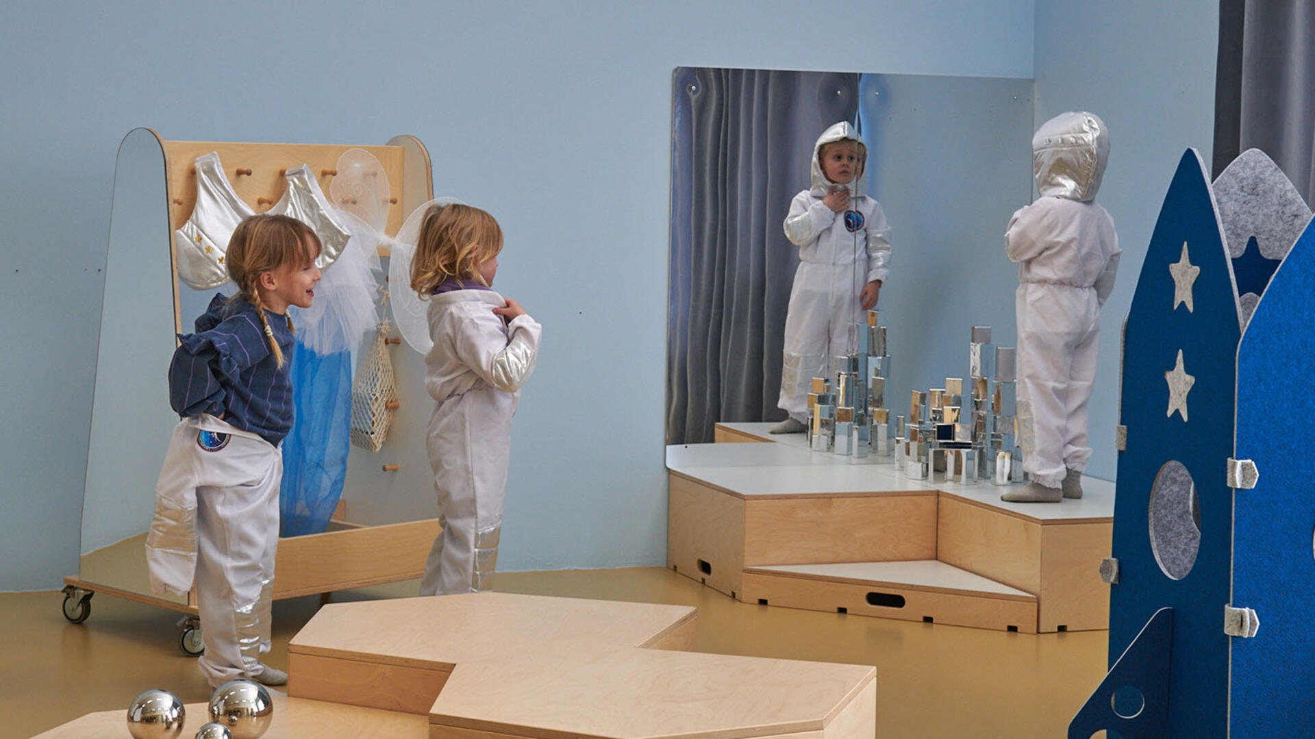 Vægspejle og gulvspejle