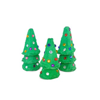 Juletræ med krystalsten