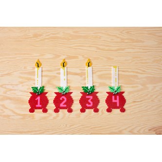 Adventslys af rørperler