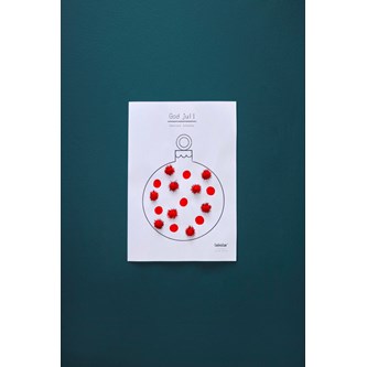Gratis skabelon: Julekugle