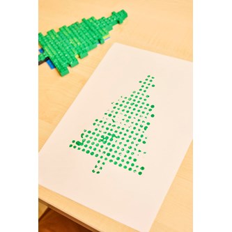 Lav et juletræ af LEGO