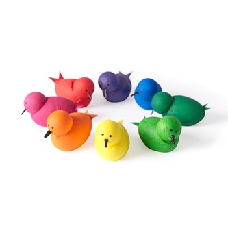 Farverige småfugle
