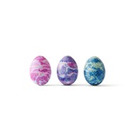 Batikfarvede æg
