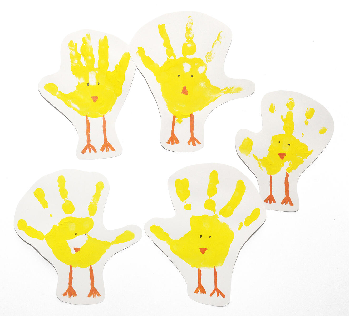 Kyllinger af håndaftryk