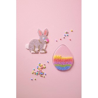 Lav en påskehare og et påskeæg af rørperler