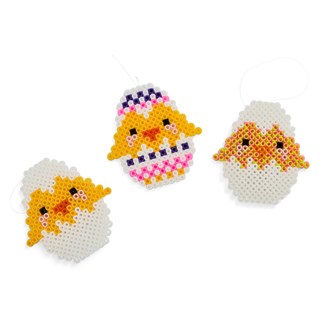 Nyudklækket påskekylling af rørperler