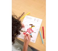 Påskebillede – farvelæg efter tal