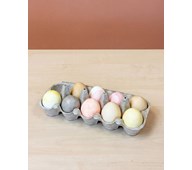 Mal æg med forskellige materialer