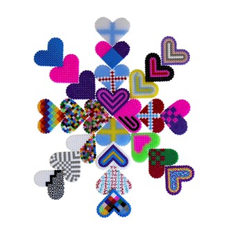Hjertevæg af rørperler