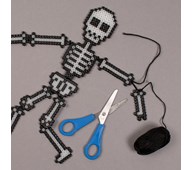 Lav et bevægeligt skelet af perler
