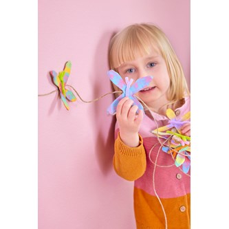 Sommerfugl af æggebakke