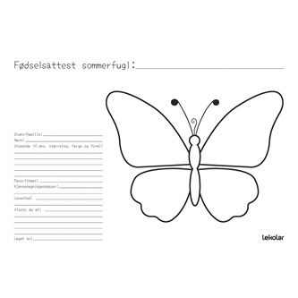 Sommerfuglens fødselsattest
