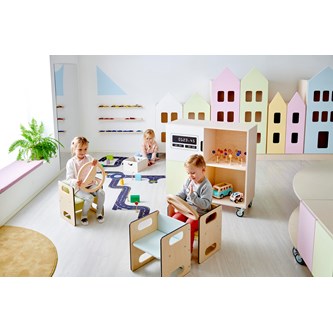Fixa 1:2 låge facade 2 vinduer, højre