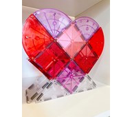 Magna-Tiles stående hjerte